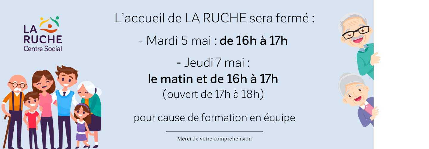 Fermeture accueil